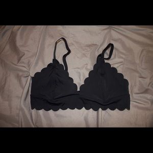 scallop bralette